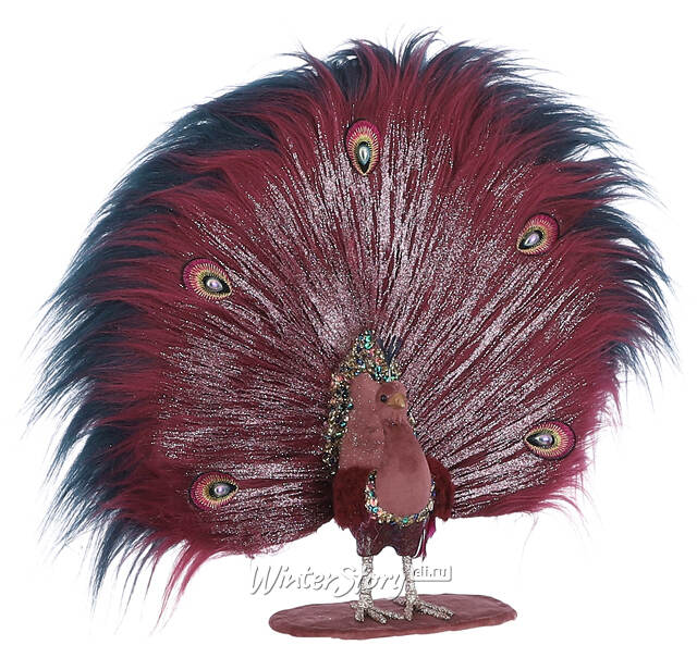 Декоративная фигура Императорский Павлин Илларио - Сады Альгамбры 48 см Noel Collection (Katherine’s Style)