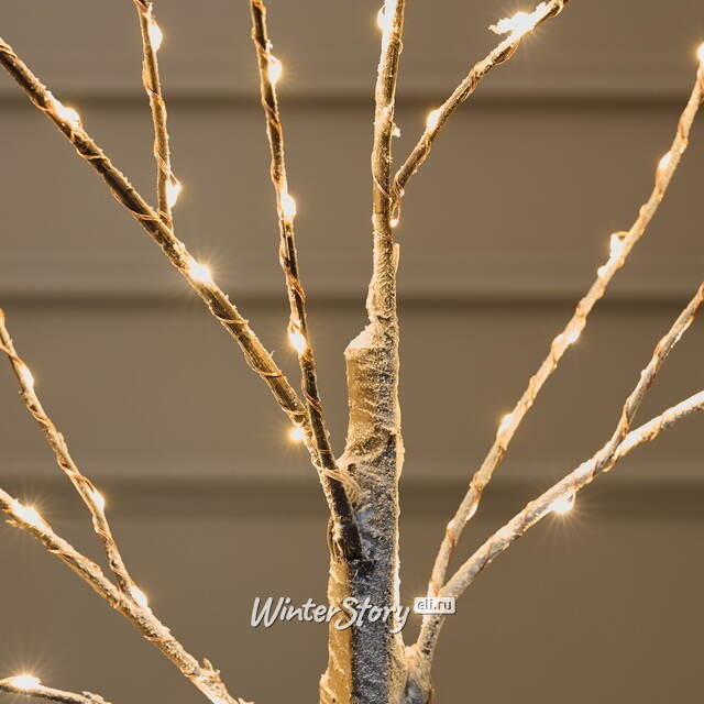 Светодиодное дерево Дивная Онтана 60 см, 96 теплых белых LED ламп, на батарейках, IP20 Edelman