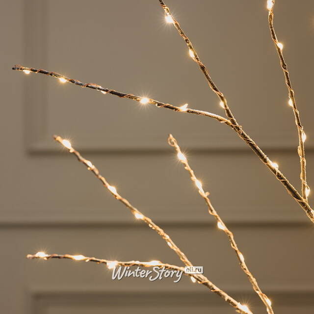 Светодиодное дерево Дивная Онтана 60 см, 96 теплых белых LED ламп, на батарейках, IP20 Edelman