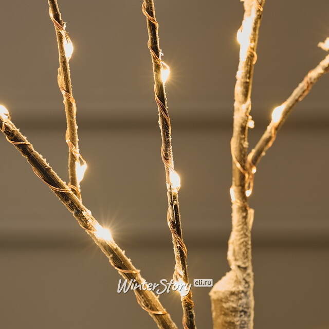 Светодиодное дерево Дивная Онтана 60 см, 96 теплых белых LED ламп, на батарейках, IP20 Edelman