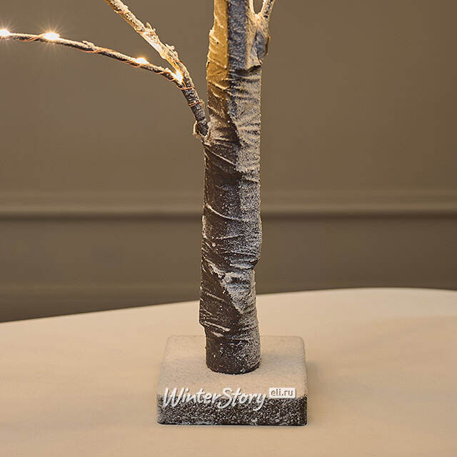 Светодиодное дерево Дивная Онтана 60 см, 96 теплых белых LED ламп, на батарейках, IP20 Edelman