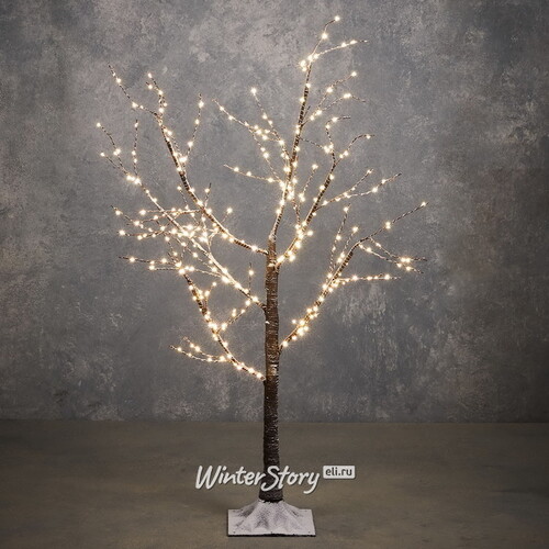 Светодиодное дерево Medeires Brown 120 см, 300 теплых белых LED ламп, таймер, IP44 Edelman