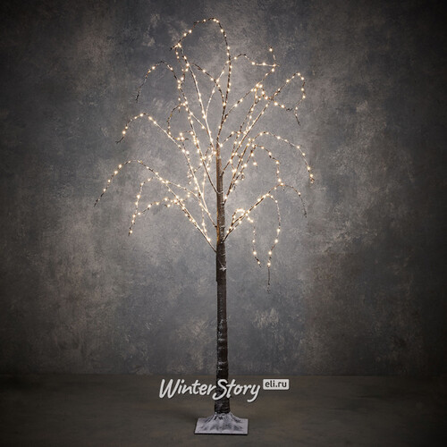 Светодиодное дерево Вальдетруда 150 см, 320 теплых белых LED ламп, таймер, IP44 Edelman