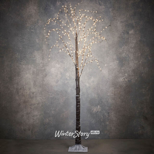 Светодиодное дерево Вальдетруда 180 см, 400 теплых белых LED ламп, таймер, IP44 Edelman