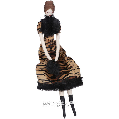 Декоративная фигура Патриша Блеквуд в тигровом платье 47 см Edelman