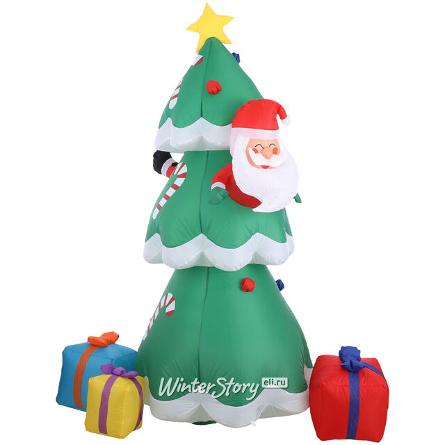Надувная фигура Елка с подарками - Christmas is coming 230 см с LED подсветкой, IP44 Edelman