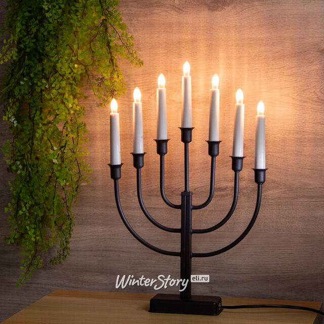 Светильник Kristina 47*31см, 7 LED ламп, чёрный Star Trading