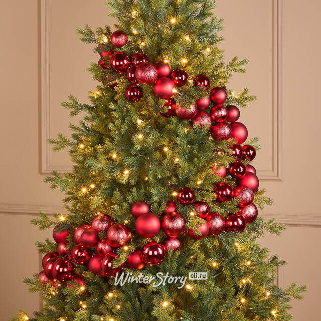 Гирлянда из елочных шаров Гранатовая Нить - Winter Gems 180*17 см, пластик Winter Deco