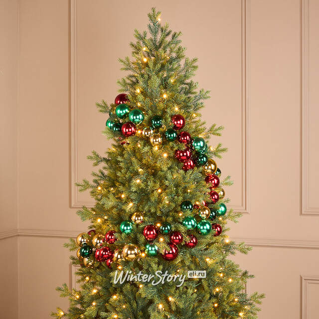 Гирлянда из елочных шаров Сказочные Самоцветы - Winter Gems 180*17 см, пластик Winter Deco