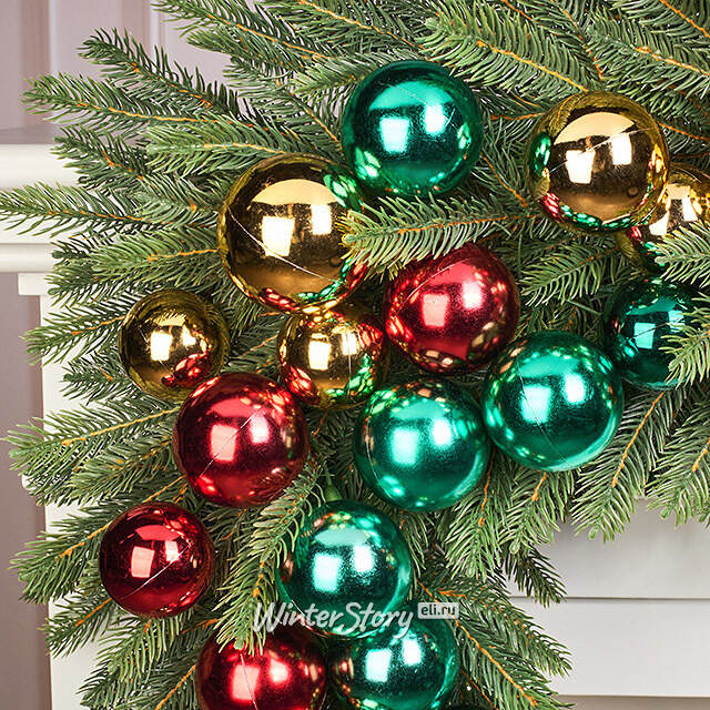 Гирлянда из елочных шаров Сказочные Самоцветы - Winter Gems 180*17 см, пластик Winter Deco