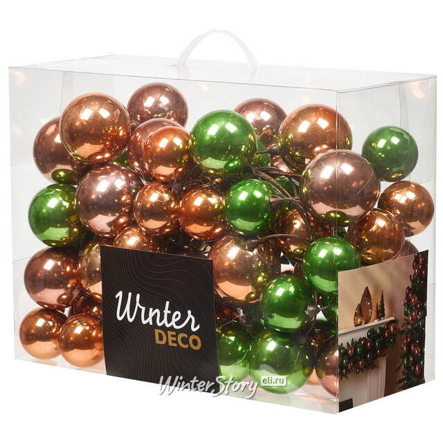 Гирлянда из елочных шаров Императорский Браслет - Winter Gems 180*17 см, пластик Winter Deco