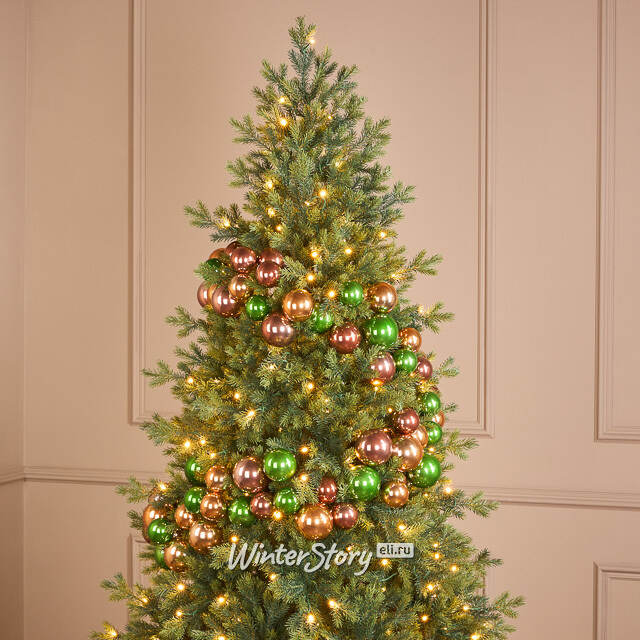 Гирлянда из елочных шаров Императорский Браслет - Winter Gems 180*17 см, пластик Winter Deco