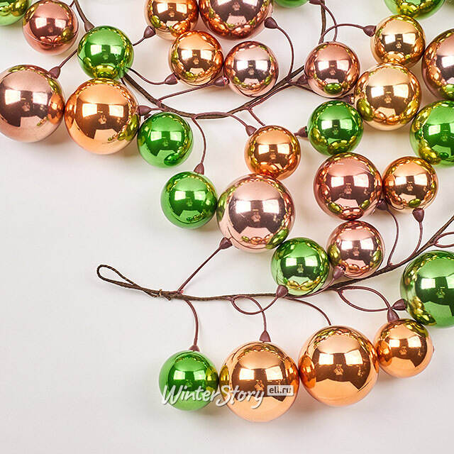 Гирлянда из елочных шаров Императорский Браслет - Winter Gems 180*17 см, пластик Winter Deco