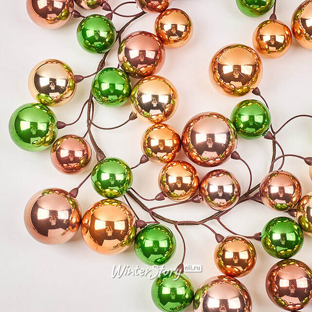 Гирлянда из елочных шаров Императорский Браслет - Winter Gems 180*17 см, пластик Winter Deco