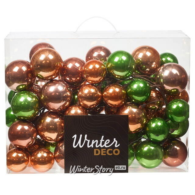 Гирлянда из елочных шаров Императорский Браслет - Winter Gems 180*17 см, пластик Winter Deco