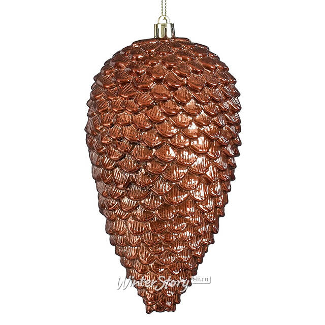 Елочные игрушки Шишка - Baston Royale 16*9 см, 4 шт, пластик Winter Deco