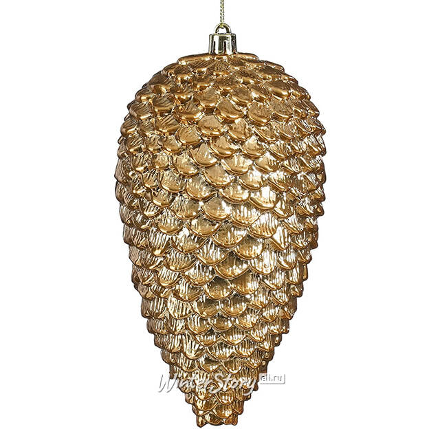 Елочные игрушки Шишка - Baston Royale 16*9 см, 4 шт, пластик Winter Deco