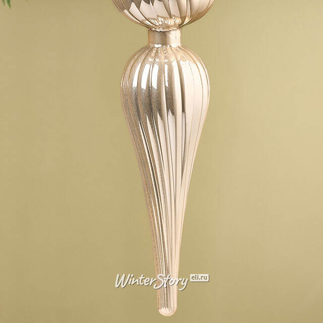 Елочная игрушка Сосулька Petrice 29 см перламутр, пластик Winter Deco