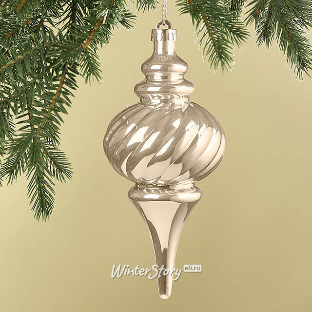 Елочная игрушка Petrice 24 см перламутр, пластик Winter Deco