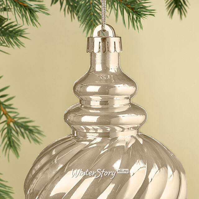 Елочная игрушка Petrice 24 см перламутр, пластик Winter Deco