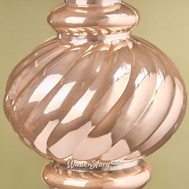 Елочная игрушка Petrice 24 см розовое золото, пластик Winter Deco