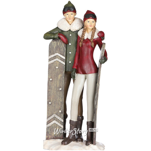 Новогодняя фигурка Оливер и Руби - Зимние Приключения 27 см Edelman