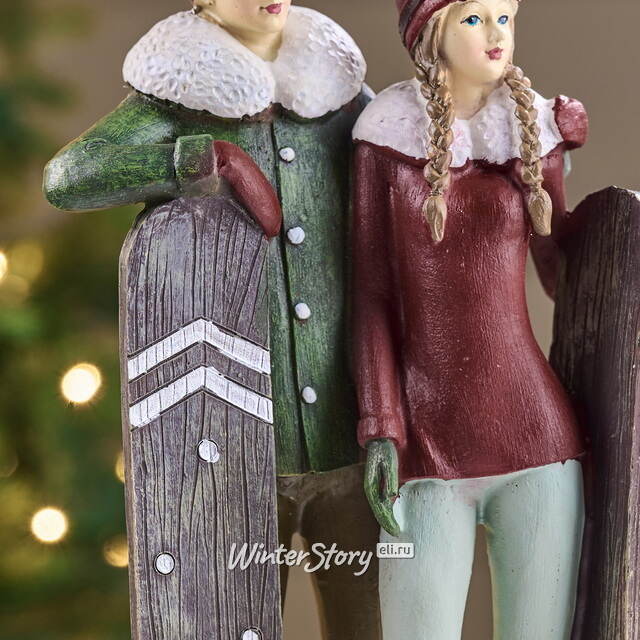 Новогодняя фигурка Оливер и Руби - Зимние Приключения 27 см Edelman