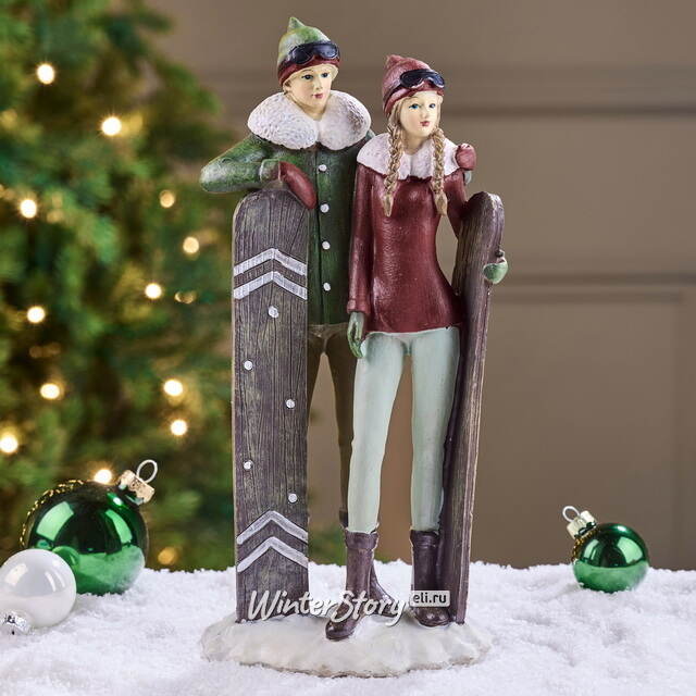 Новогодняя фигурка Оливер и Руби - Зимние Приключения 27 см Edelman