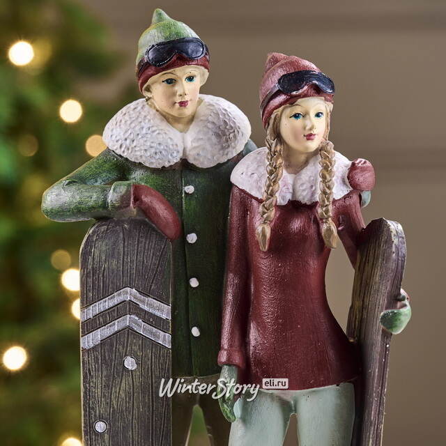 Новогодняя фигурка Оливер и Руби - Зимние Приключения 27 см Edelman