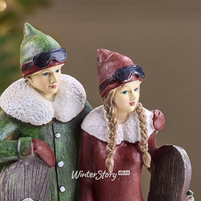 Новогодняя фигурка Оливер и Руби - Зимние Приключения 27 см Edelman