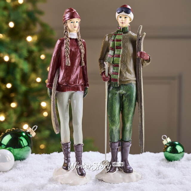 Набор новогодних фигурок Чарли и Армандо - Зимние Приключения 26 см, 2 шт Edelman