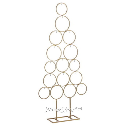 Декоративная елка из металла Viviana 118 см золотая Edelman