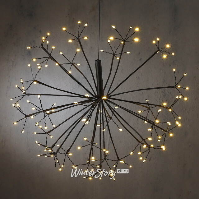 Светодиодное украшение Одуванчик Блекари 58 см, 150 экстра теплых белых LED ламп, IP44 Edelman