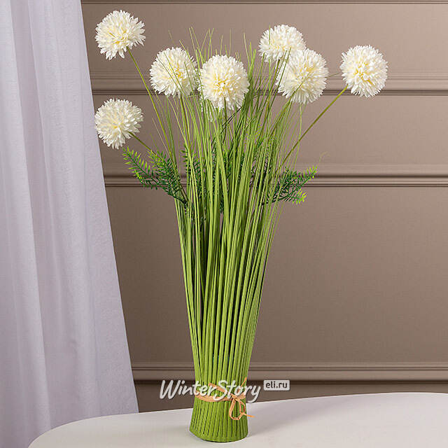 Искусственный букет Аллиум 57 см белый Edelman