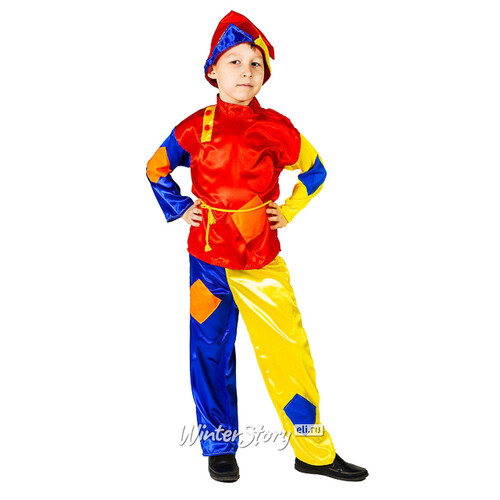 Карнавальный костюм Скоморох, рост 104-116 см Бока С