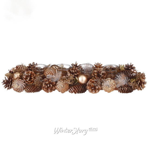 Подсвечник из шишек Лесное Очарование 54 см Edelman