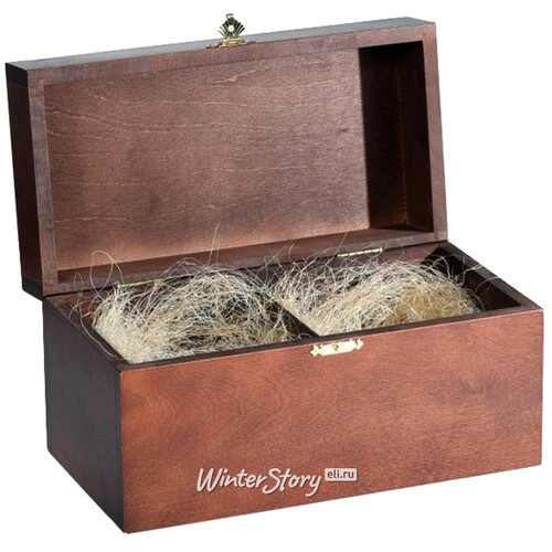 Деревянная подарочная коробка Фердинанд для 2 шаров 10 см Фабрика Ариель