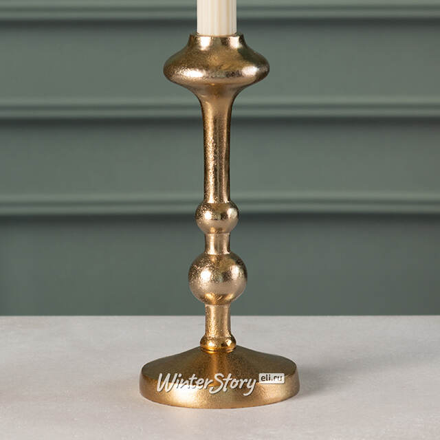 Декоративный подсвечник для одной свечи Campo Gold 21 см Edelman