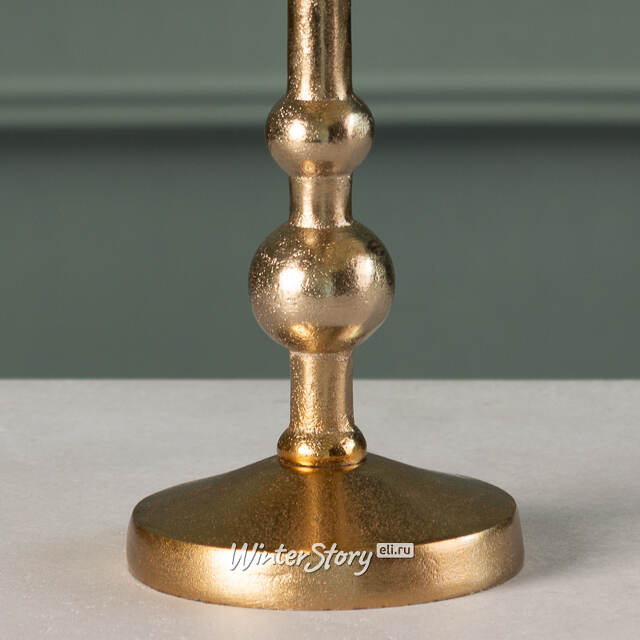 Декоративный подсвечник для одной свечи Campo Gold 21 см Edelman