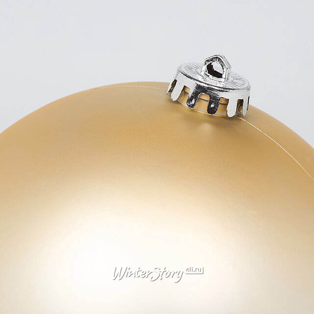 Пластиковый шар Sonder 15 см шампань матовый Winter Deco