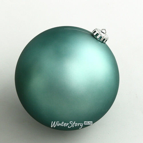 Пластиковый шар Sonder 15 см сине-зеленый матовый Winter Deco