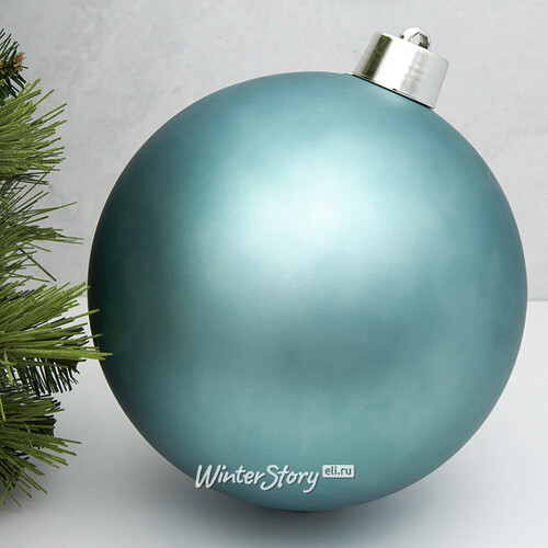 Пластиковый шар Sonder 25 см сине-зеленый матовый Winter Deco