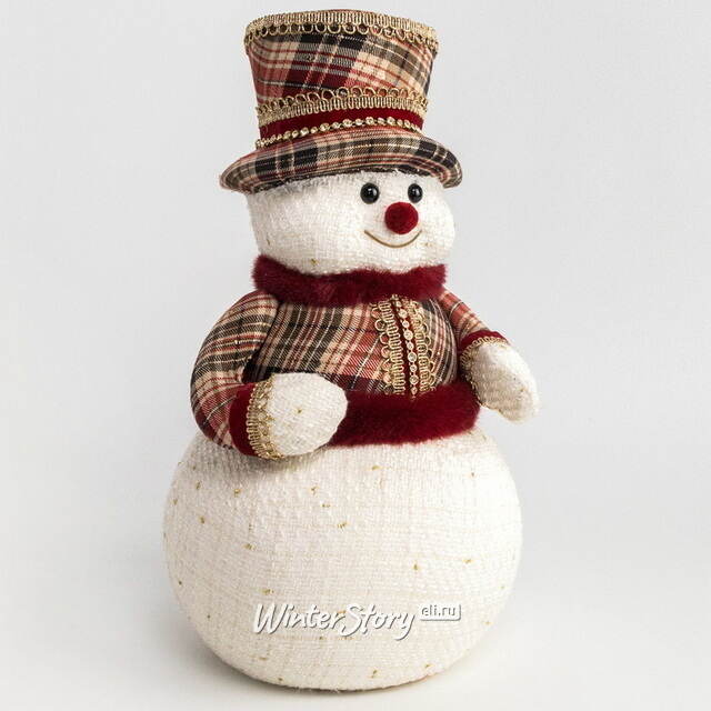 Новогодняя фигура Снеговик Bebington 38 см Winter Deco