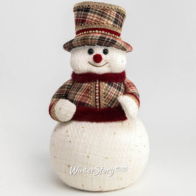Новогодняя фигура Снеговик Bebington 38 см Winter Deco
