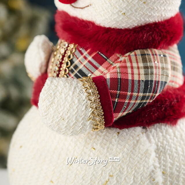 Новогодняя фигура Снеговик Bebington 38 см Winter Deco