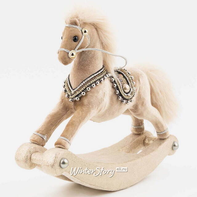 Декоративная фигурка Лошадка-качалка Селеста 29 см Winter Deco
