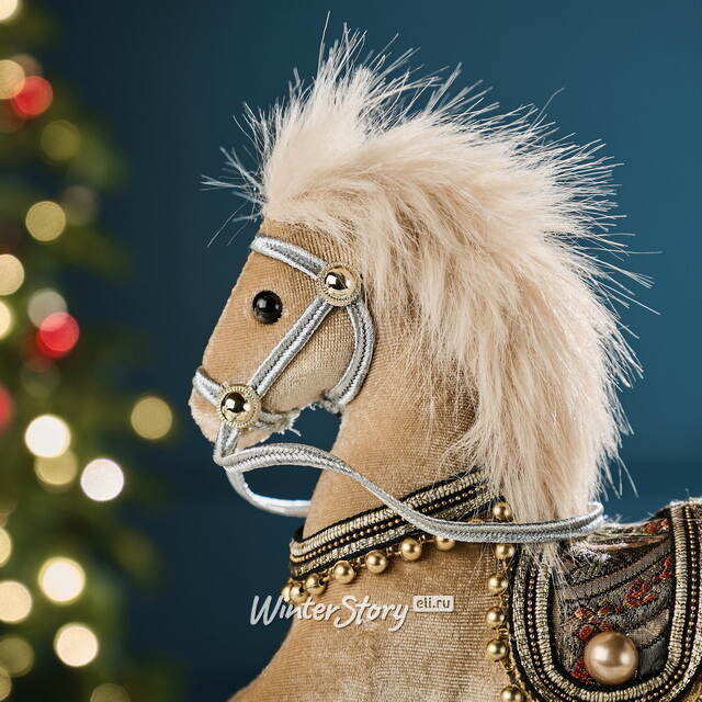 Декоративная фигурка Лошадка-качалка Селеста 29 см Winter Deco