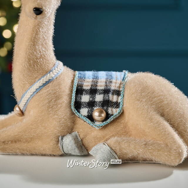 Декоративная фигура Олень Дунбар - Silver Horns 30 см Winter Deco