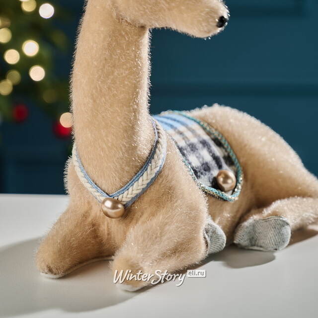 Декоративная фигура Олень Дунбар - Silver Horns 30 см Winter Deco