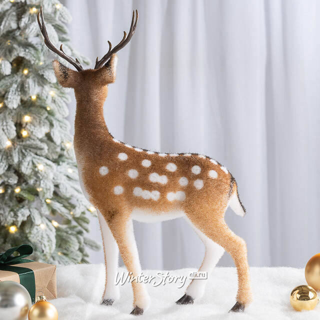 Декоративная фигура Олень Доркинг - Spotted Deer 39 см Winter Deco